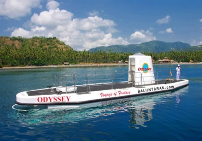 Underwater excursion trip at dept of 150 feet with the sophisticated vessel Odyssey Submarine