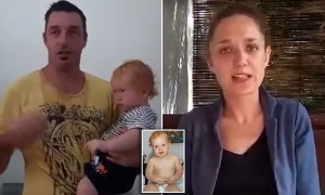 Australian father jailed for one year in Balinese prison for kidnapping his 15 month old son from ex Polish girlfriend in Ubud