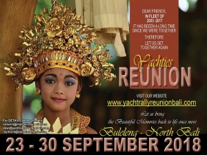 200 yachts heading to the North of Bali to join the Yacht Reunion  23 - 30 September
