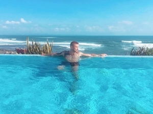Male model convicted for drugs charges fled Briton taunting police by posting holiday pics of luxury lifestyle in Bali