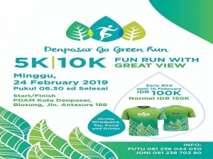 Denpasar Go Green Run Sunday Februari 24 2019